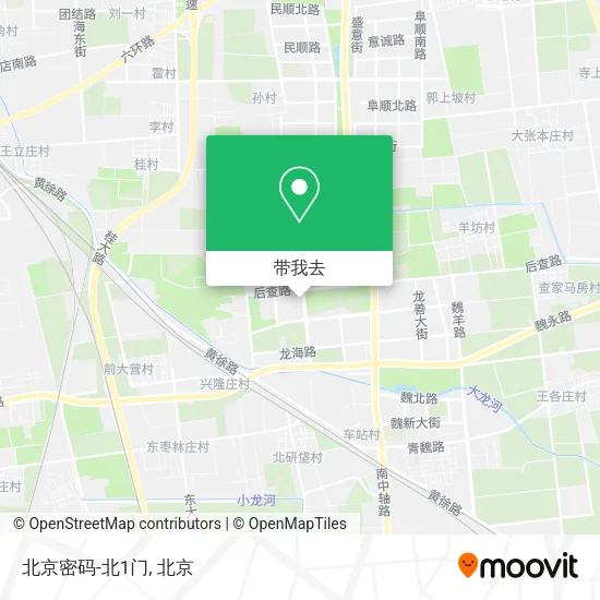 北京密码-北1门地图