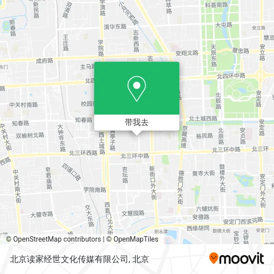 北京读家经世文化传媒有限公司地图