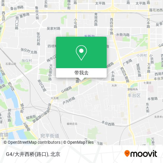 G4/大井西桥(路口)地图