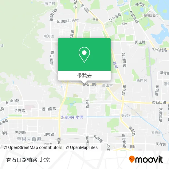 杏石口路辅路地图