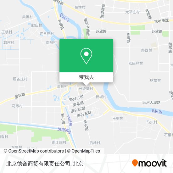 北京德合商贸有限责任公司地图