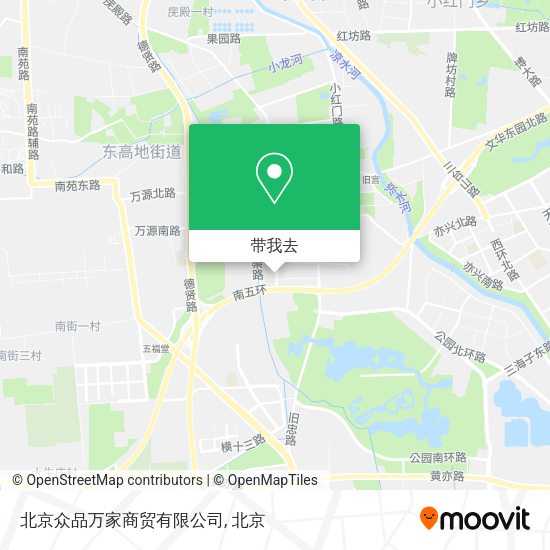北京众品万家商贸有限公司地图