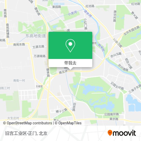 旧宫工业区-正门地图