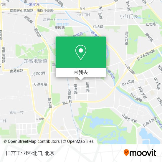 旧宫工业区-北门地图
