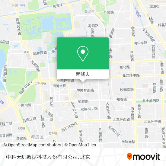中科天玑数据科技股份有限公司地图