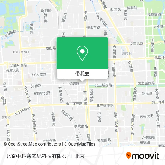 北京中科寒武纪科技有限公司地图