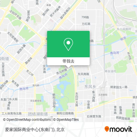 爱家国际商业中心(东南门)地图
