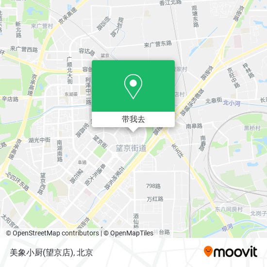 美象小厨(望京店)地图