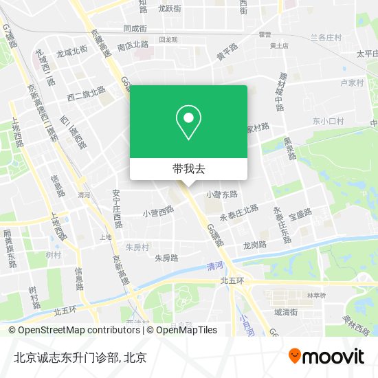 北京诚志东升门诊部地图