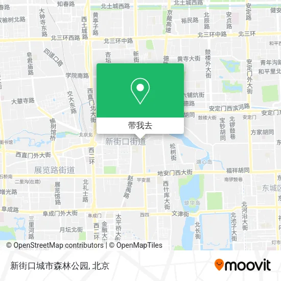 新街口城市森林公园地图