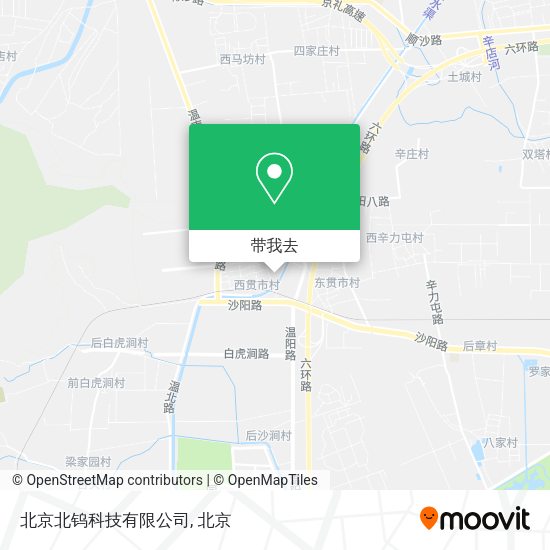 北京北钨科技有限公司地图