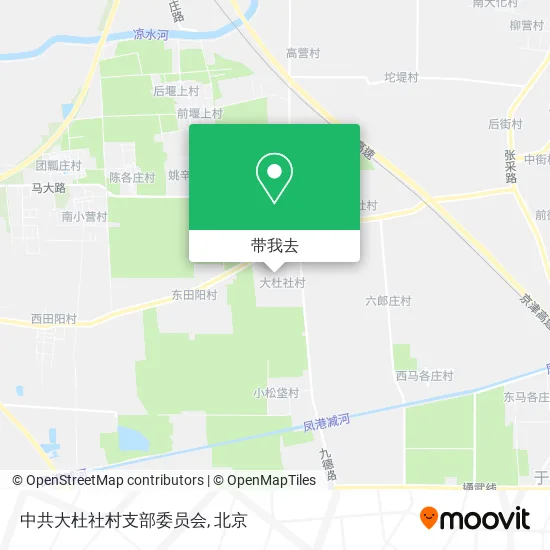 中共大杜社村支部委员会地图