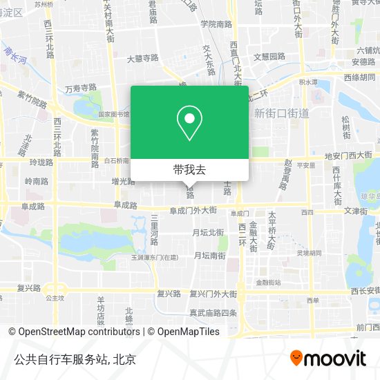 公共自行车服务站地图