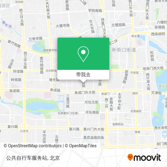 公共自行车服务站地图