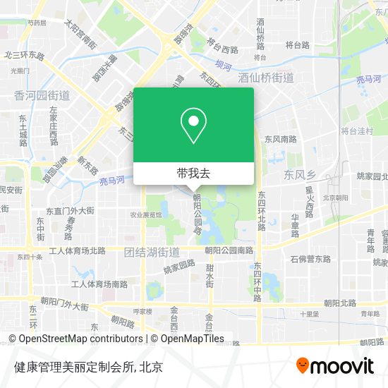 健康管理美丽定制会所地图