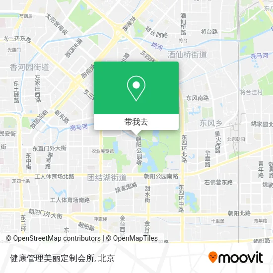 健康管理美丽定制会所地图