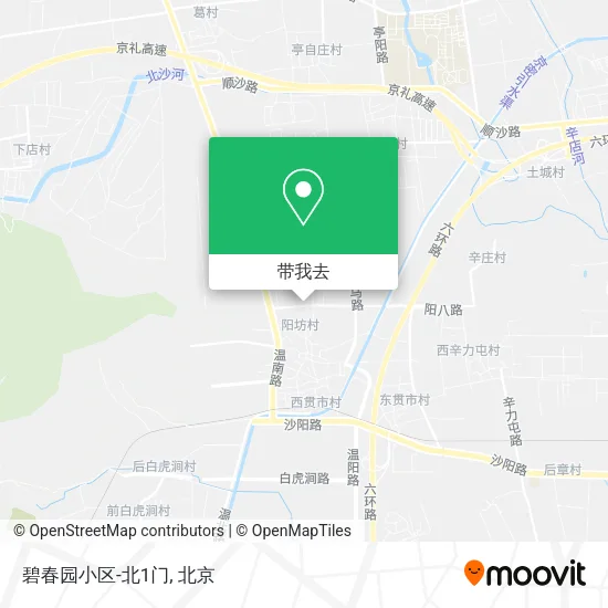 碧春园小区-北1门地图