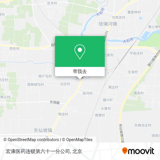 宏康医药连锁第六十一分公司地图