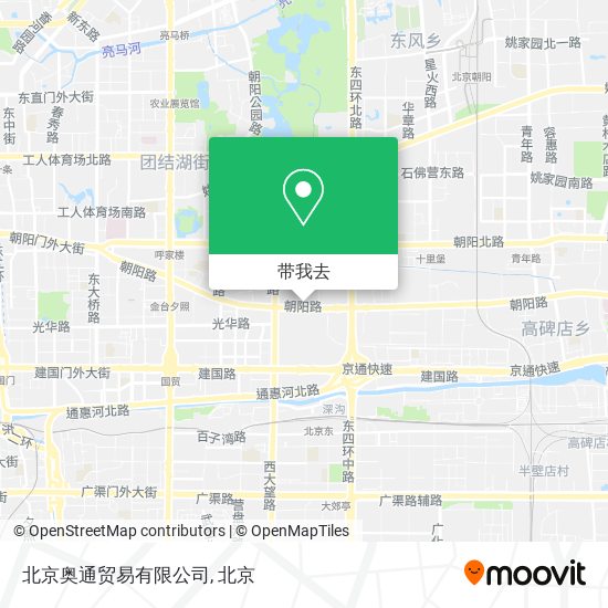 北京奥通贸易有限公司地图