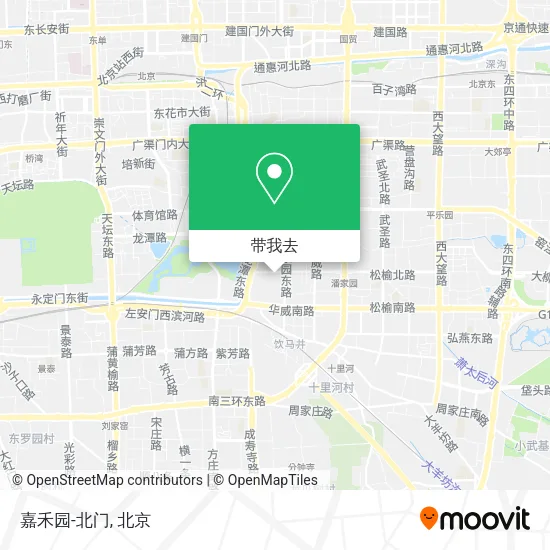 嘉禾园-北门地图
