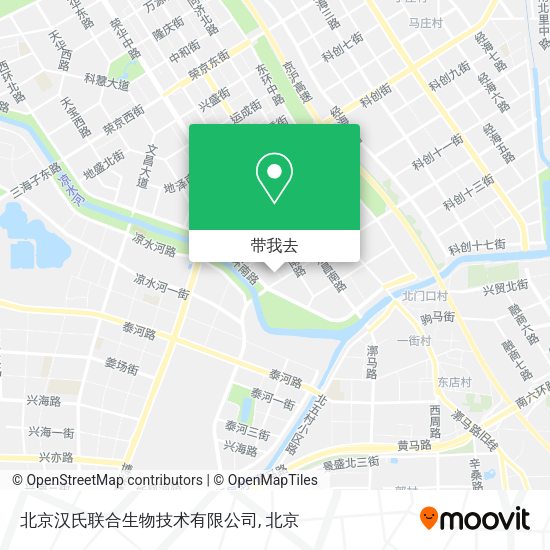 北京汉氏联合生物技术有限公司地图