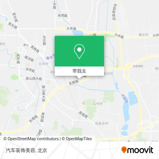 汽车装饰美容地图