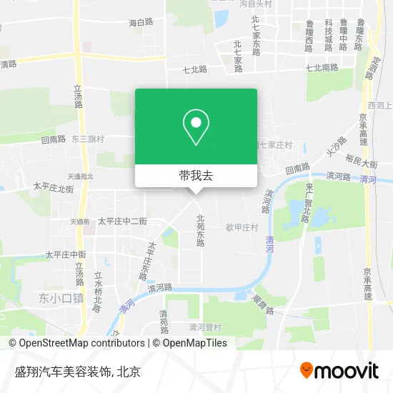 盛翔汽车美容装饰地图