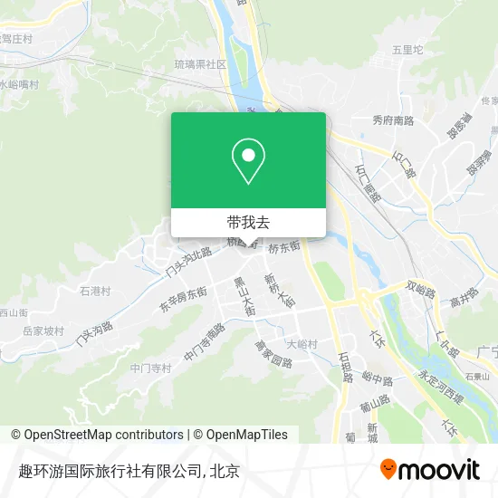 趣环游国际旅行社有限公司地图