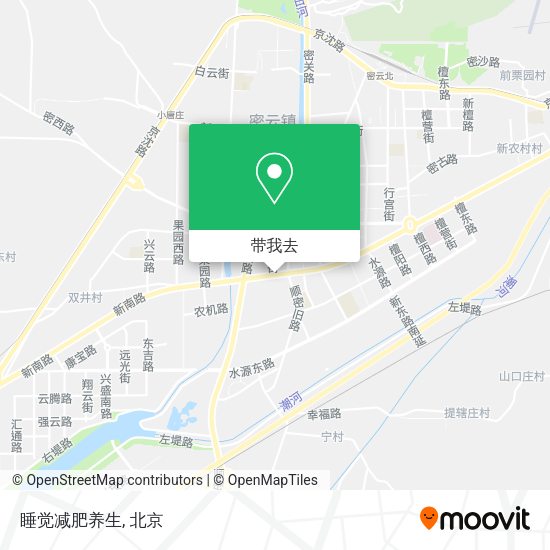 睡觉减肥养生地图