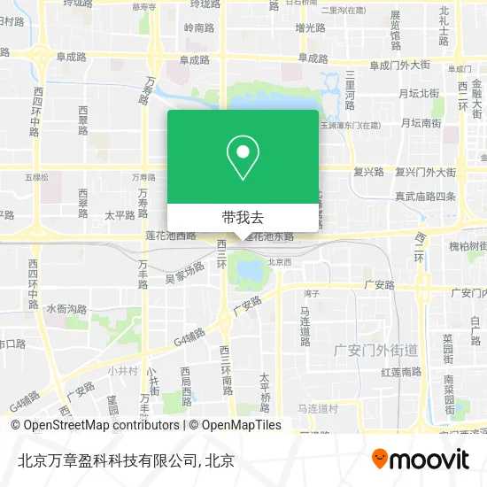 北京万章盈科科技有限公司地图