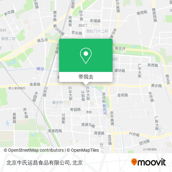 北京牛氏运昌食品有限公司地图