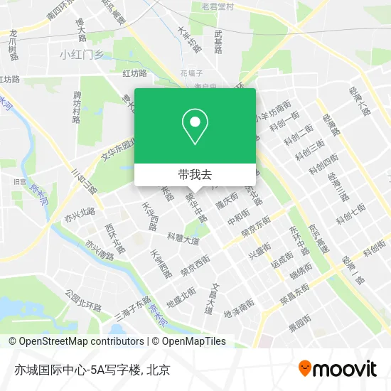 亦城国际中心-5A写字楼地图