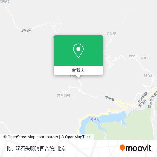 北京双石头明清四合院地图