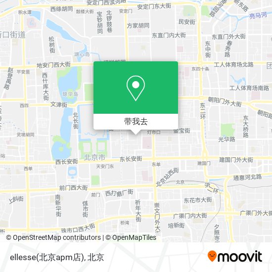 ellesse(北京apm店)地图