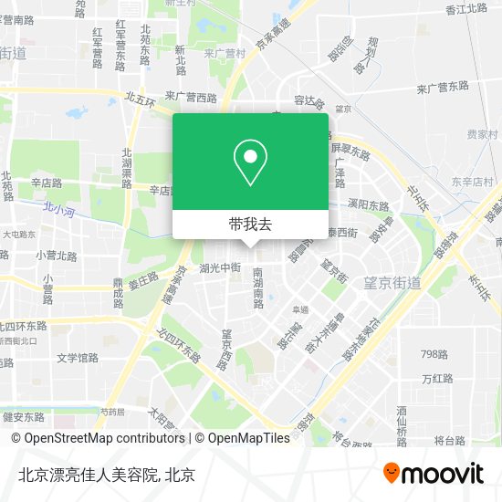 北京漂亮佳人美容院地图