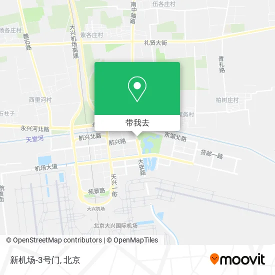 新机场-3号门地图