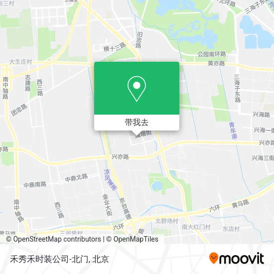禾秀禾时装公司-北门地图