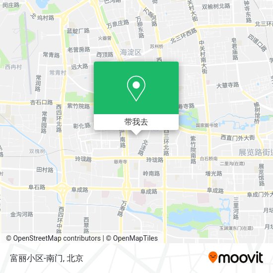 富丽小区-南门地图