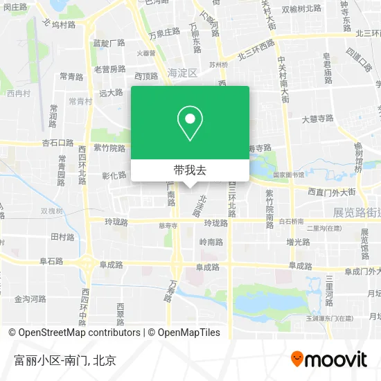 富丽小区-南门地图