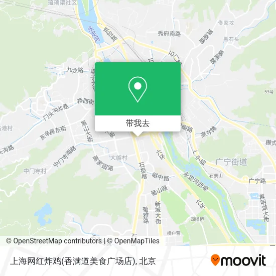 上海网红炸鸡(香满道美食广场店)地图