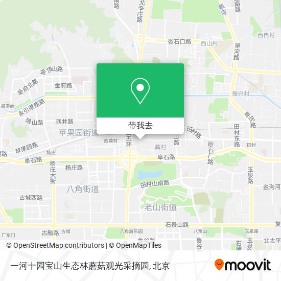 一河十园宝山生态林蘑菇观光采摘园地图