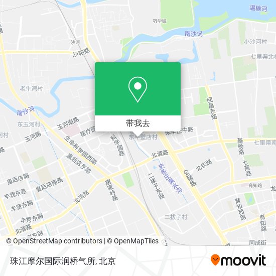 珠江摩尔国际润桥气所地图