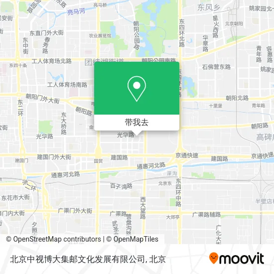 北京中视博大集邮文化发展有限公司地图