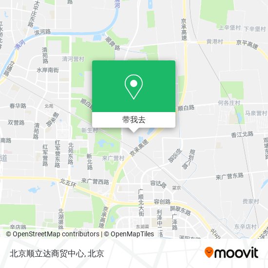 北京顺立达商贸中心地图