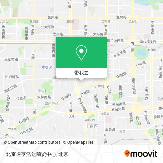 北京通亨浩达商贸中心地图