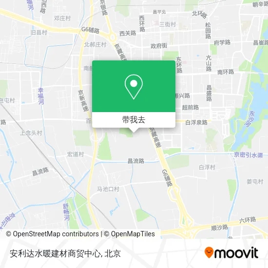安利达水暖建材商贸中心地图