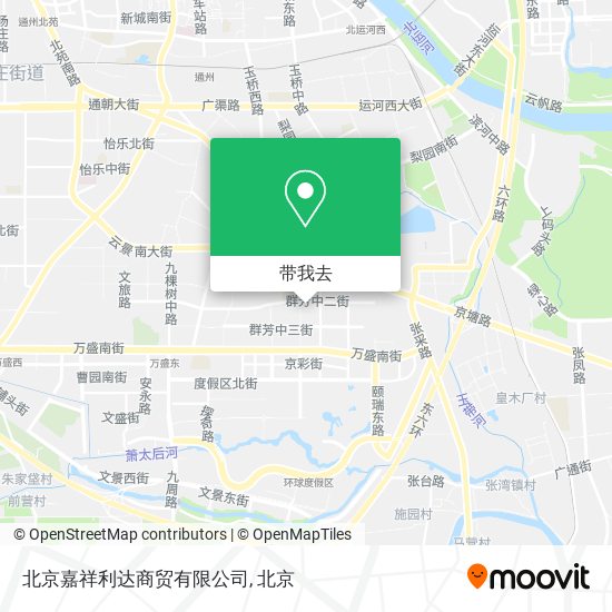 北京嘉祥利达商贸有限公司地图