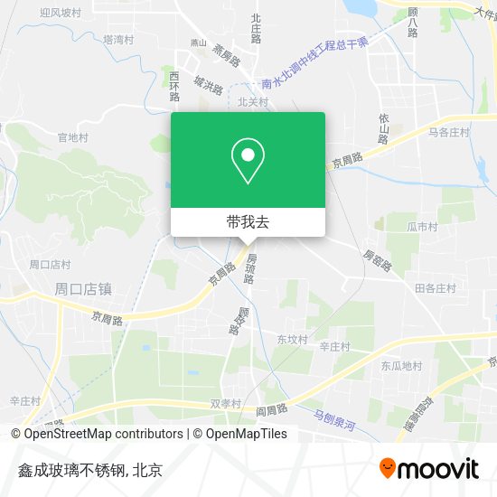 鑫成玻璃不锈钢地图