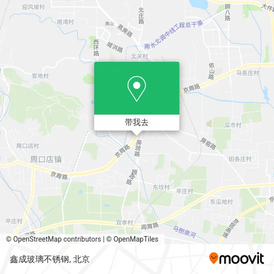 鑫成玻璃不锈钢地图
