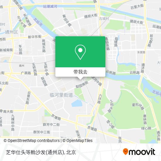 芝华仕头等舱沙发(通州店)地图